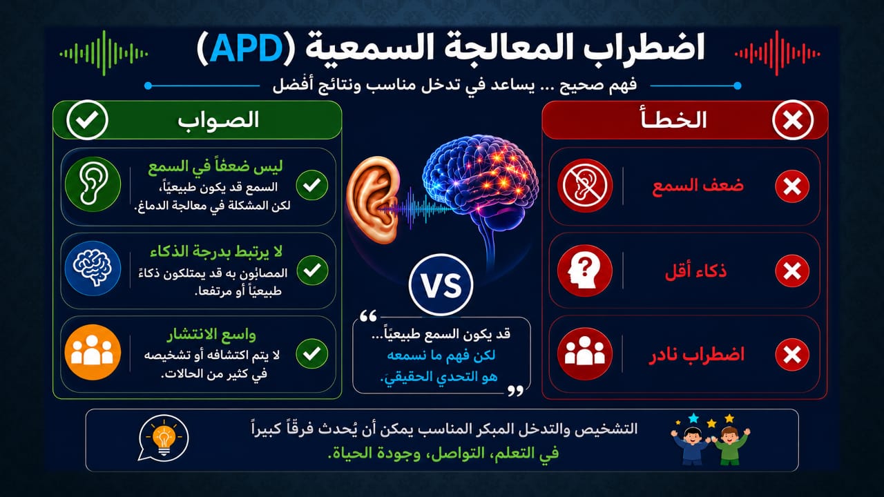 أجزاء من محاضرة اضطراب المعالجة السمعية — صورة 3