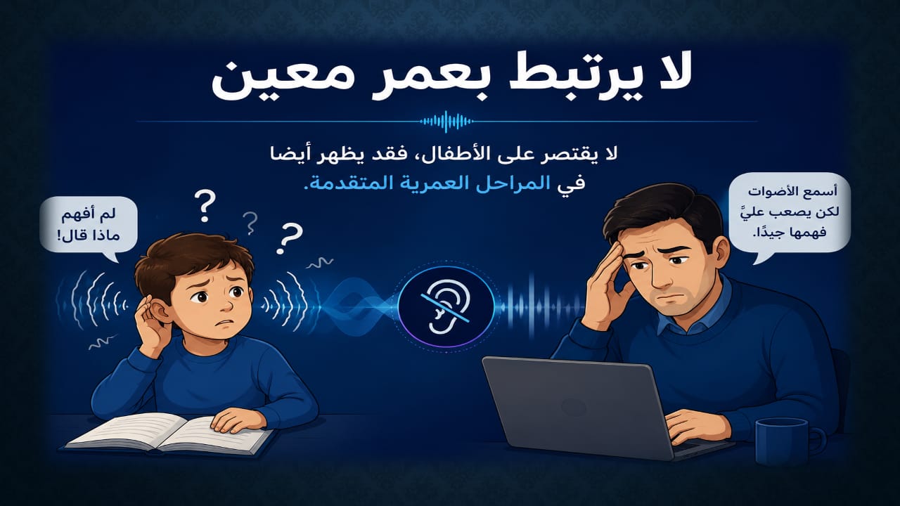 أجزاء من محاضرة اضطراب المعالجة السمعية — صورة 4
